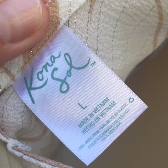 NWOT Kona Sol swimsuit cover up - Picture 7 of 9